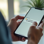 Personne tenant un smartphone avec code promo expirant