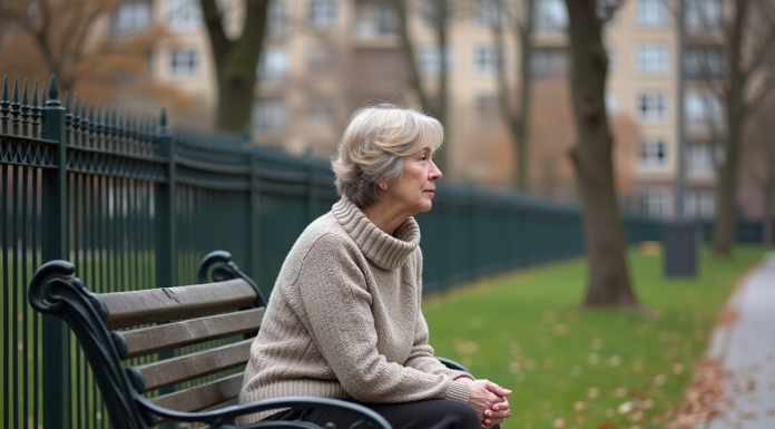 Inconvénient des communautés fermées : comment les éviter Femme d'âge moyen assise sur un banc dans un parc contemplant le paysage
