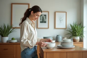 buffet joliment dressé pour une soirée conviviale et élégante