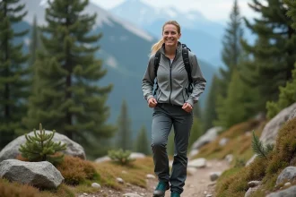 Pantalon de randonnée adapté aux conditions en montagne