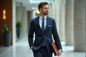 Homme bien habillé pour un entretien d'embauche professionnel